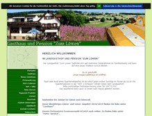 Tablet Screenshot of landgasthof-zum-loewen.de